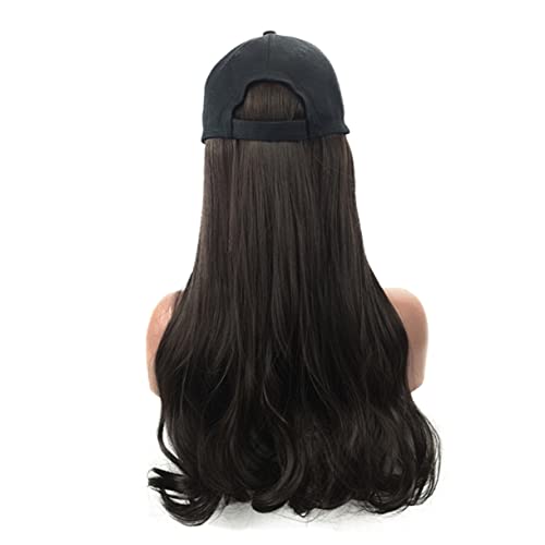 Housoutil 2pcs Beanie Hat Wig Woman Wig Long Curly Hair Wig Long Wig Cap Hairstyles Hair Extension with Hat Curly Closure Wig Human Hair Gabor Wigs for Women Hats Baseball Cap Curls Women's - Image 4