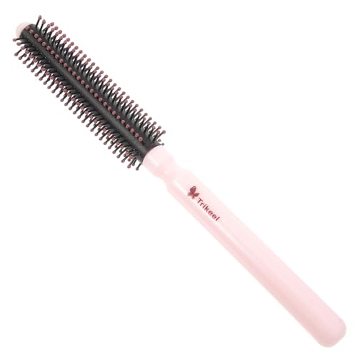 Travel Size Short Hair Styling Brush for Blow Drying and Curling Salon Finish