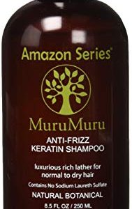 Murumuru Anti-Frizz Keratin Shampoo 8.5 oz for Smooth Manageable Hair