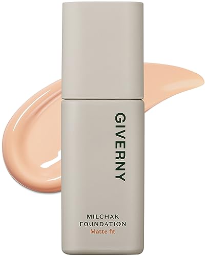 GIVERNY Light Beige Matte Foundation 30ml for Oily Skin Long-Lasting