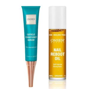 Onsen Secret Nail Reboot Duo Damaged Cuticle Repair Set 15ml and 10ml