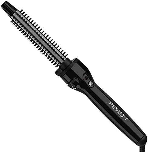 Revlon Perfect Heat Triple Ceramic Curling Brush Iron | For Silky Smooth Wave Curls (3/4 in)