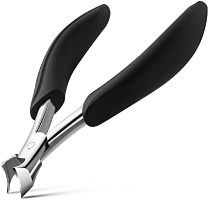FVION Heavy Duty Nail Clippers for Men, Firm-Grip Toenail Clippers for Seniors' Thick Nails, Nickel Plated Professional Ingrown Toenail Clippers - Image 7