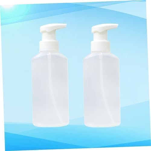 Amosfun 4pc White Portable Foaming Dispenser Set for Shampoo Soap Shower Gel - Image 6