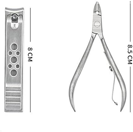 Scissors Nail Clippers Set Stainless Steel 12 Pieces of Nail Cutter Tools Pedicure Knife Toenail Dead Skin Pliers Manicure kit - Image 6