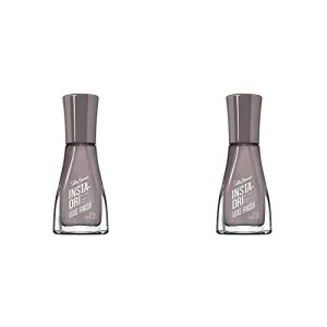 Sally Hansen Insta-Dri Nail Polish, Luxe Finish Collection, Extrava-grey, 0.31 fl oz (Pack of 2)