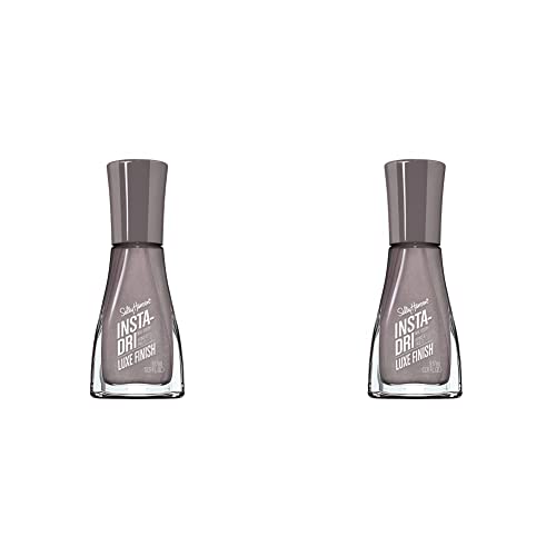 Sally Hansen Insta-Dri Nail Polish, Luxe Finish Collection, Extrava-grey, 0.31 fl oz (Pack of 2)