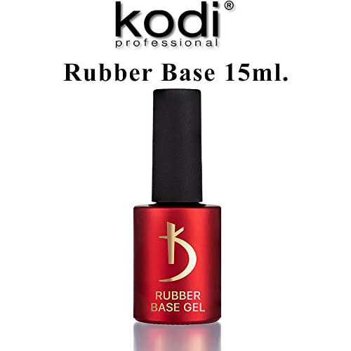 Kodi Professional SET 2in1 Rubber BASE 15ml. (0.5 Fl Oz) + NO STICKY TOP COAT 15ml. without sticky layer (0.5 Fl Oz) Gel LED/UV Nail Polish Coat Soak Off - Image 2