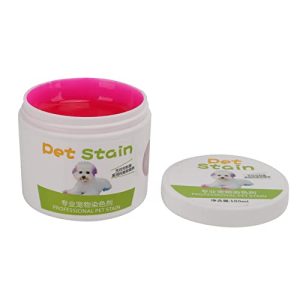Pet Hair Coloring Cream, Dog Hair Dye Cream Plant Extract Bright Color Large Capacity for Pet Dogs(Cherry blossom powder)