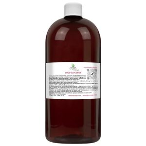 cocojojo - Coco Glucoside Surfactant 32 oz - Natural Foaming Cleanser - Plant Derived - Biodegradable - For Formulations and DIY Skin Care - For Shower Gels, Body Soap, Shampoos, Face Cleansers