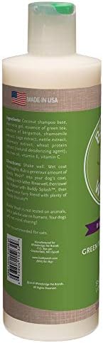 Buddy Wash 2-in-1 Dog Shampoo and Conditioner for Dog Grooming, Green Tea & Bergamot, 16 oz. Bottle - Image 3