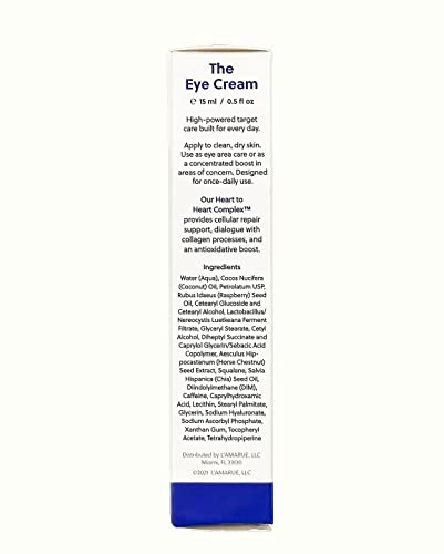 L'AMARUE Eye Cream | Root Cause Skincare™ in an Anti-Aging Powerhouse | Skin-identical Ultra-hydrating, Balancing | Under-eye Puffiness, Brightness, Signs of Aging, Scarring + |Clean & Cruelty-Free - Image 7