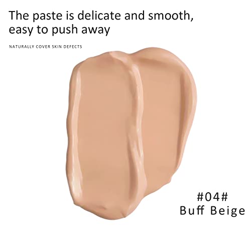 Ownest Mushroom Head Air Cushion BB Cream, Concealer Lasting Nude Makeup Moisturizing Pigment CC Liquid Foundation, Even Skin Tone Makeup Base Primer-Buff Beige - Image 2