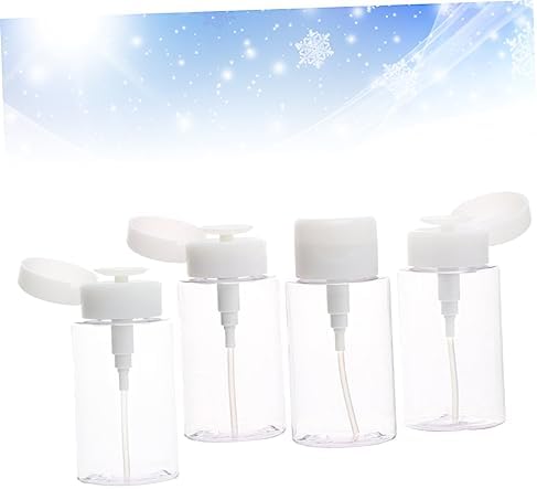 DOITOOL 8 Pcs Foam Dispenser Bottles Alcohol Dispenser Pump Bottle Dispenser Push Down Foam Pump Lockable Pump Dispenser Bottle Soap Makep Remover Bottle Mini Travel Squeeze Bottle White - Image 8