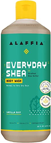Alaffia Everyday Shea Body Wash, Naturally Helps Moisturize and Cleanse Without Stripping Natural Oils with Fair Trade Shea Butter, Neem, and Coconut Oil, Vanilla Mint, 2 Pack - 16 Fl Oz Ea - Image 8