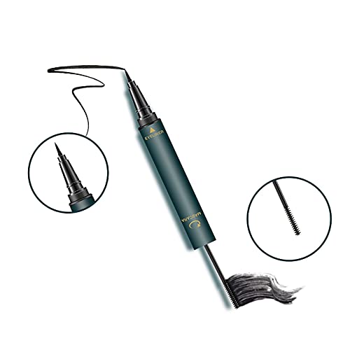Waterproof 4D Fiber Mascara & Glitter Eyeliner Duo Set for Long-Lasting Wear - Image 4