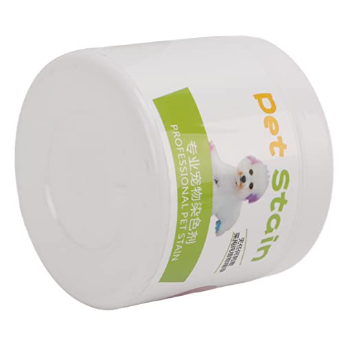 Pet Hair Coloring Cream, Dog Hair Dye Cream Plant Extract Bright Color Large Capacity for Pet Dogs(Cherry blossom powder) - Image 2