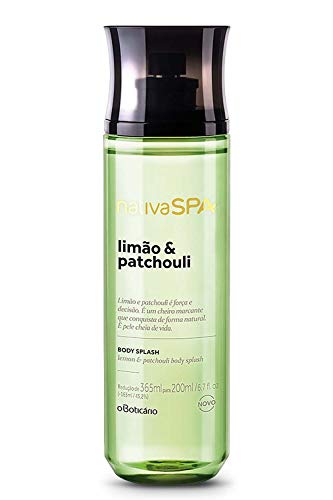 Nativa SPA Patchouli & Lemon Collection Body Splash Cologne by O Boticario | Linha Colonia Body Splash| Long Lasting Body Spray for Women | Refreshing Scented Body Mist (6.7 fl oz)