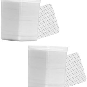 400 Count Soft Lint-Free Disposable Eyelash Cleaning Pads for Nail Glue Removal