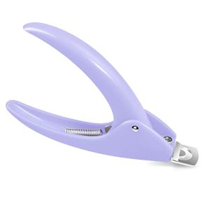 Ergonomic Purple Nail Clipper for Acrylic and Fake Nails, 1 Piece