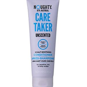 Noughty 97% Natural Care Taker Conditioner, Fragrance Free and Soothing for Dandruff Prone Sensitive Scalps, with Bisabolol and Oatmeal Extract, Sulphate Free Vegan Haircare 250ml