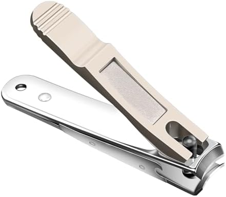 Nail Clippers, Ultra Sharp toenail Clippers, Nail Care Tools, Durable Sharp Fingernail Clipper, for Trimming Grooming, Men, Women, Champagne Gold