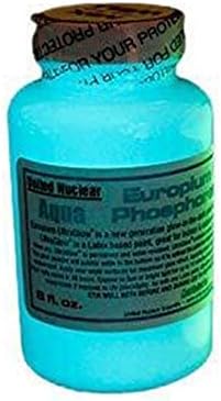 Europium Ultra Glow in the Dark Phosphorescent Paint (4 ounce)