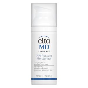 EltaMD AM Therapy Facial Moisturizer Lotion, Oil Free Face Moisturizer with Hyaluronic Acid, Hydrates and Moisturizes Skin, Lightweight Formula, Safe for Sensitive Skin