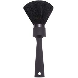 Barber Haircut Brush Bristle Neck Duster Salon Hairdressing Hair Cutting Styling Cleaning Shaving Stylist Sweep (Black Handle Brush Sweep)