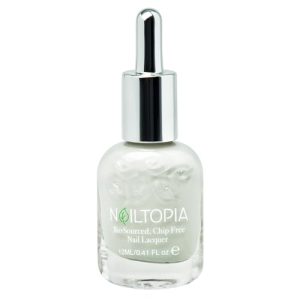 Nailtopia Bio-Sourced, Chip Free Nail Lacquer - All Natural, Strengthening Biotin and Superfood-Infused Polish - Chip Resistant Formula - Quick-Dry, Long Lasting Wear - Namastaybeautiful - 0.41 oz