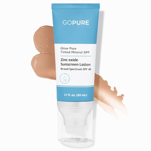 GoPure Glow SPF 40 Tinted Mineral Sunscreen Natural Reef-Friendly 3 oz - Image 7