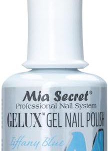 Mia Secret Gelux Nail Polish 0.5 Oz UV Gel-SOAK Off Gel Polish - Collection 2018 Pick Your Color (Tiffany Blue)