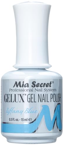 Mia Secret Gelux Nail Polish 0.5 Oz UV Gel-SOAK Off Gel Polish - Collection 2018 Pick Your Color (Tiffany Blue)