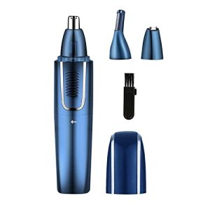Waterproof USB Rechargeable Ear and Nose Hair Trimmer for Men Women, Stainless Steel Blades