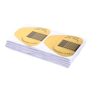 100pcs Forms for Nail Art Double Thick Form Nail Tools Form Guide Stickers Diy Nail Extension Self-adhesive Nail Form Shaper Modelling Nail Form Guide Sticker Manicure Horseshoe