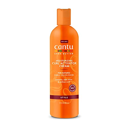 Cantu Leave-In Conditioning Repair Cream with Argan Oil, 16 oz (Packaging May Vary) & Moisturizing Curl Activator Cream with Shea Butter for Natural Hair, 12 fl oz - Image 5