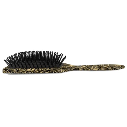 Paddle Hair Brush Retro Pattern Air Cushion Combs Anti-Static Comb Hair Brush 8.66 * 2.75 IN Soft Scalp Massage Brush for Women and Men - Image 6