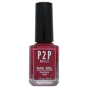 Vegan Red Nail Gel Polish - Quick Dry Nail Polish - Smooth Texture Nail Gel in Vibrant Colors - Long Lasting Nail Art Gel Polish for all Stylish Women (Classic)