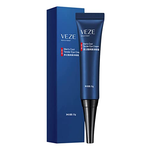 VEZE Men's Awaken Peptide Lifting Eye Gel, Awaken Peptide Depuffing Eye Gel, Open Eyes Peptide, Men's Cool and Tender Firming Eye Cream - 15g (5)