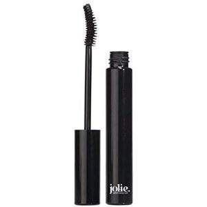 Jolie Ultra Dramatic Luxury Waterproof Mascara 0.35 oz Black, Deep Curling Brush for Intense Lashes