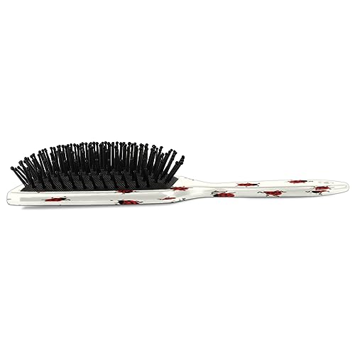 Red Ladybug Patterns Wet Hair Brush for Women Men Detangling Travel Brush Glide Through Tangles with Ease Pain-Free Comb for Wet, Curly, Short, Thick, Long Hair and All Hair Types - Image 6