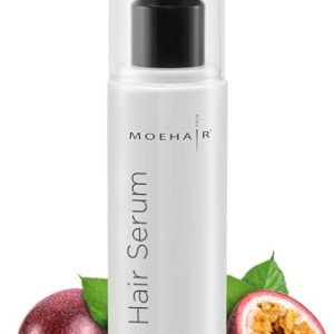 MOEHAIR Anti Frizz Hair Serum | Infused with Maracuja Oil and Protein | Hair Serum for Frizzy Hair | Paraben and Sulfate-Free Hair Smoothing Serum | For Strong and Silky Hair (3.38 Fl. Oz)