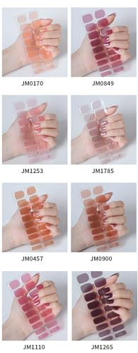 Y-HaLi Waterproof and Long-Lasting Finger Nail Patch with Semi-Cured Phototherapy Soft Gel - Solid Color Transparent Design (JM2322) - Image 7