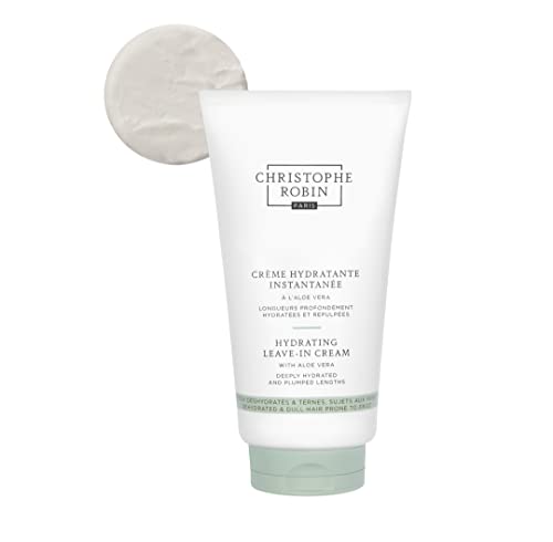 Christophe Robin Hydrating Leave-In Cream With Aloe Vera for Nourishing and Softening Dry Hair - Heat Protecting 5 fl. oz - Image 2