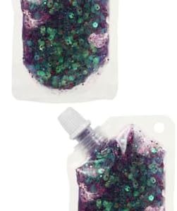 NOLITOY 2 Piece Purple Glitter Body Makeup Spray, 100ml Bottles