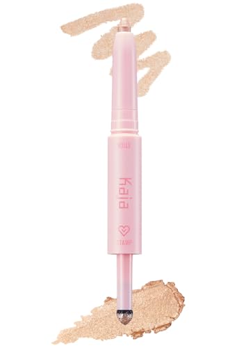 Kaja Wink Dazzle 02 Champagne Sequin + Beauty Bento Collection - Bouncy Eyeshadow Trio 01 Rosewater, 0.03 Oz Bundle - Image 2
