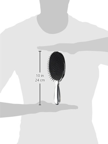 Classic Chrome Paddle Hair Brush for All Hair Types Styling Detangling - Image 2
