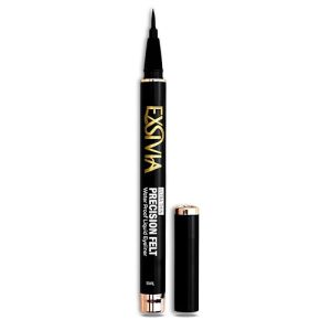 Waterproof Premium Liquid Eyeliner Makeup for All-Day Wear, Smudge-Proof for Dramatic Eyes - Specially Formulated for Universal Safety, Jet Black