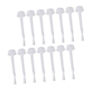 NOLITOY 50 Piece Nail Polish Replacement Brush Set for Glitter Gel Nail Art Tools