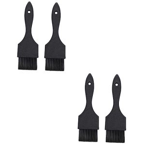 4 Pcs Hair Coloring Baking Oil Brush Professional Hair Dye Hair Dyeing Supplies Hairstyling Tools